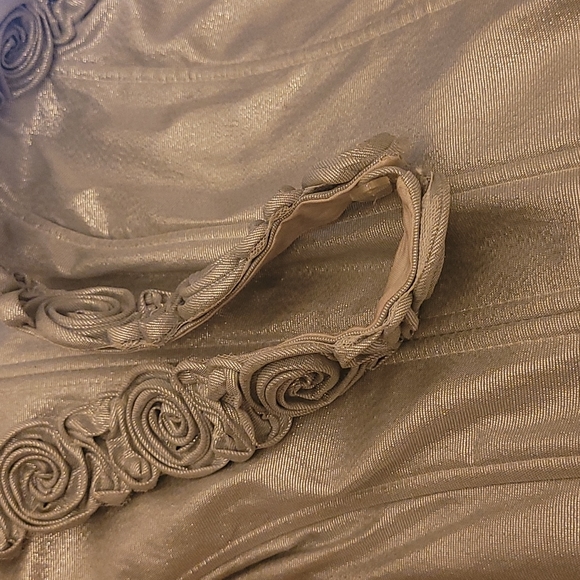 Bari-Jay Womens Silver size 5-6 prom dress - Picture 4 of 5